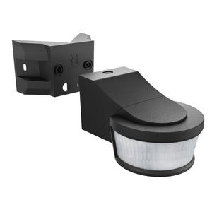 LED's Light Pro Motion Sensor with Angle Bracket Universal - 12 Meter Range - Black