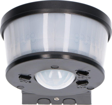 LED's Light Pro Motion Sensor with Angle Bracket Universal - 12 Meter Range - Black