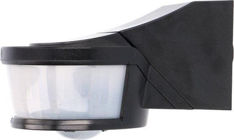 LED's Light Pro Motion Sensor with Angle Bracket Universal - 12 Meter Range - Black