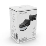 LED-Bewegungsmelder Light Pro mit universeller Winkelhalterung – 12 Meter Reichweite – Schwarz