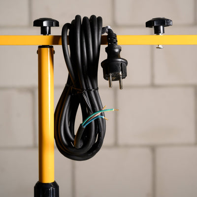 Universal outdoor cable 3-core with EU plug - 5 meters long - IP44 splash-proof - H07RN-F 3G1.0 mm²