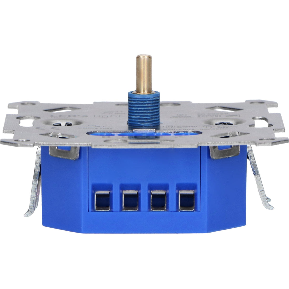 Universal LED rotary dimmer up to 250 watts - Suitable for all dimmable lamps - 2 wires