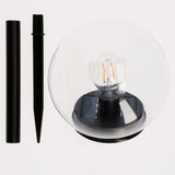 Vintage Solar-Erdspießleuchte mit Sensor - Automatisches Ein-/Ausschalten - Warmweißes Licht - IP44 - 54 cm