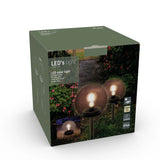 Vintage Solar-Erdspießleuchte mit Sensor - Automatisches Ein-/Ausschalten - Warmweißes Licht - IP44 - 54 cm