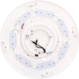 VoiceControl LED Ceiling Light 50 cm with Google Nest &amp; Amazon Echo Dot Holder - Controllable with App