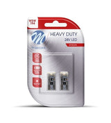 W5W autolamp 2 stuks | LED T10 wit - 0.96 Watt - CAN - BUS 24V DC - LEDPLANET.NL