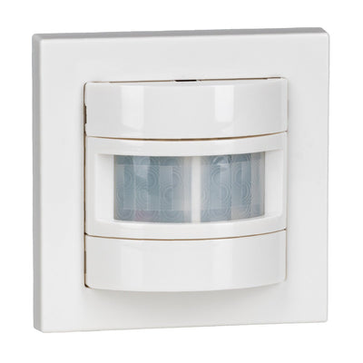 Interruttore da parete con sensore di movimento - 55 x 55 mm da incasso - Compatibile con LED - Bianco