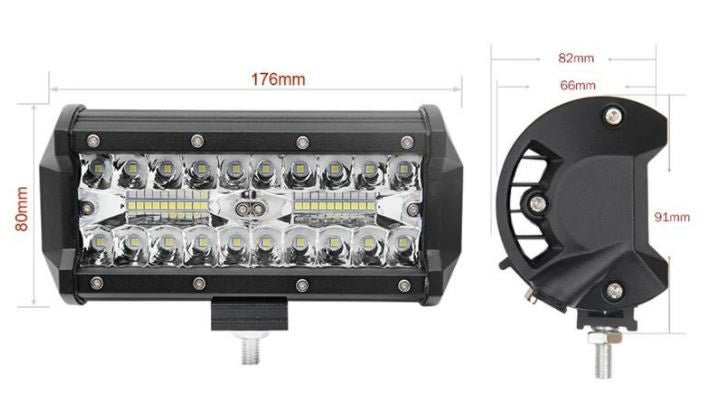 Werklicht high power | LED verstraler 40x3=120W schijnwerper | 6000K IP67 | 10 - 30 Volt - LEDPLANET.NL