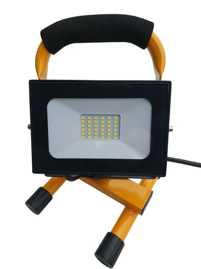 Werklicht LED, 30W=240W bouwlamp, stekker 300cm, daglichtwit 5500K, waterdicht IP65