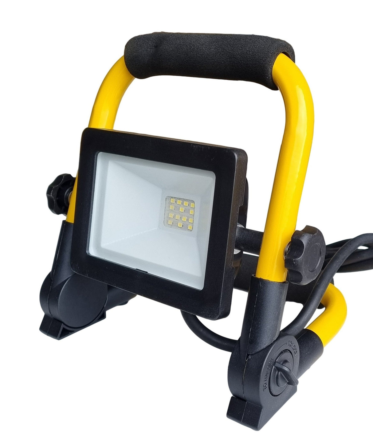 Werklicht op standaard | LED 10W=90W bouwlamp - 900 Lumen | stekker 180cm | daglichtwit 6500K - IP44 - LEDPLANET.NL