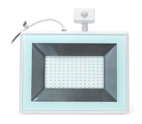 Buitenlamp wit | LED 100W=1000W halogeen schijnwerper | IR sensor | daglichtwit 6400K | waterdicht IP65