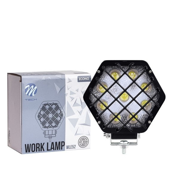 Strahler LED 27W - Arbeitslicht HEX~1600 Lumen - 12V &amp; 24V DC | Tageslichtweiß 6500K | IP67