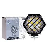 Verstraler LED 48W - werklicht HEX~2300 Lumen - 12V & 24V DC | daglichtwit 6500K | IP67