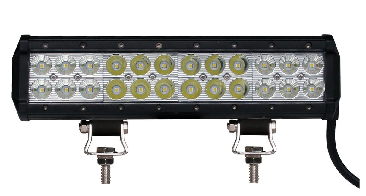 LED light BAR 12" 72W (24x3W Osram) | schijnwerper 12V & 24V combo | offroad 6000K - IP67