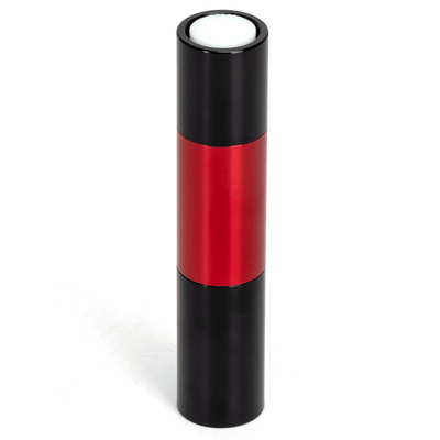 Aigostar-LED-Taschenlampe für 1×-AA-Batterie in Schwarz und Rot für effiziente Beleuchtung