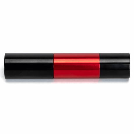 Aigostar-Taschenlampe für 1×-AA-Batterie in Schwarz und Rot, perfekt für Camping und Notfälle